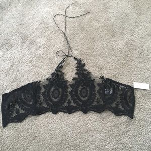 Dolce vita see through lace top